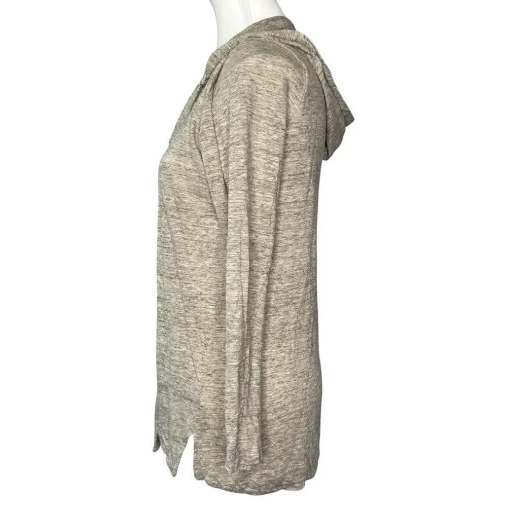 ▪️|EUC| CYNTHIA ROWLEY 100% Linen Hooded Cardigan